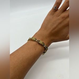 ❤️SOLD❤️ Vintage Damascene Bracelet